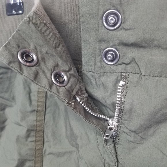 New York & Company Women's Pants Elastic Waist Button Green Size 8 - Picture 9 of 14